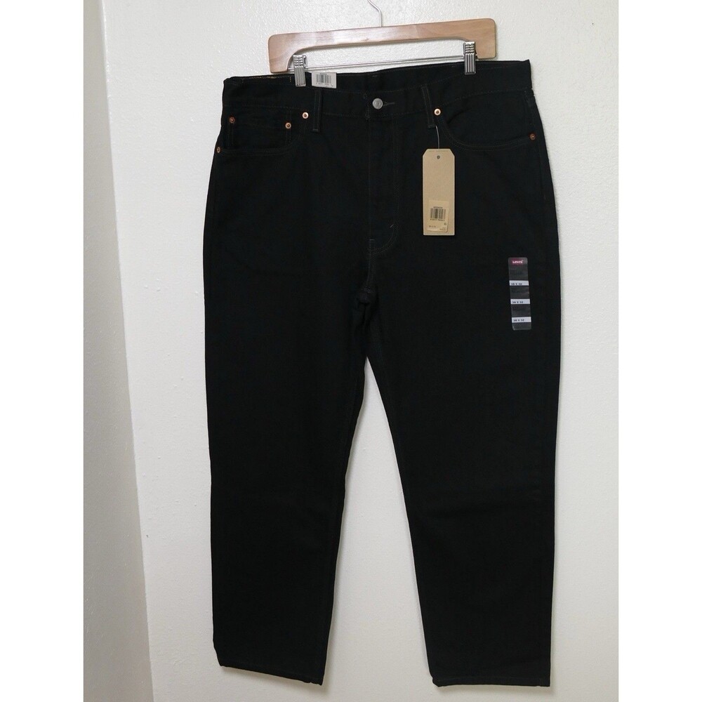 Levi’s 550 Relaxed Fit Jeans Men’s 38x30.5 Black NWT Altered Hem Relaxed Leg